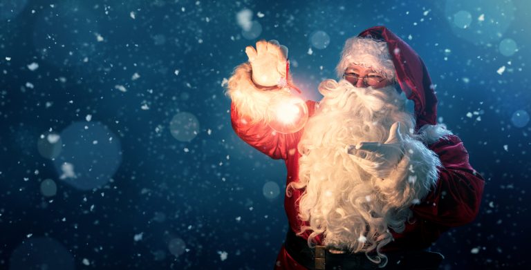 Computer Power Protection Christmas Closure Santa